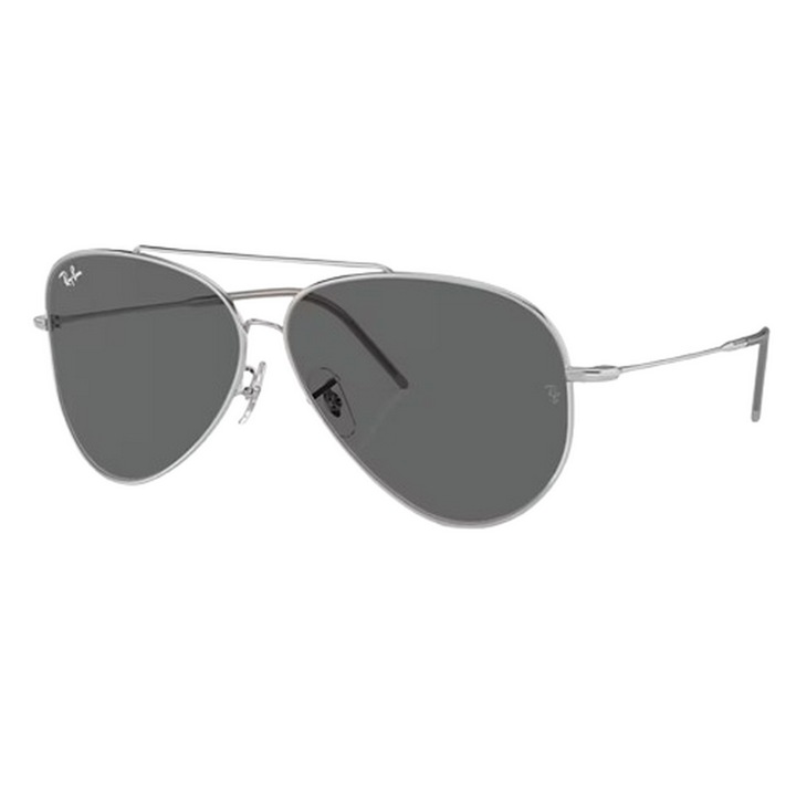 Слънчеви очила Ray-Ban R0101S Aviator Reverse, сребристо сиви