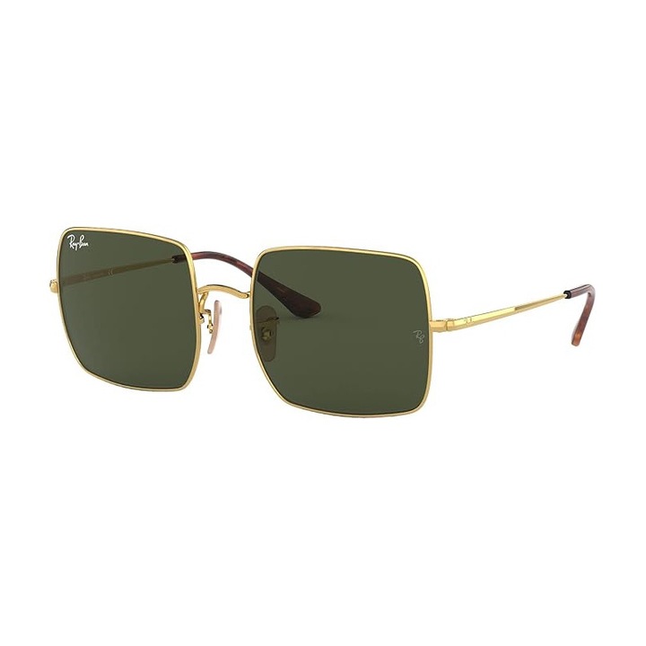 Слънчеви очила Ray-Ban RB1971 Square, унисекс, златисто/зелени, 54-19-145