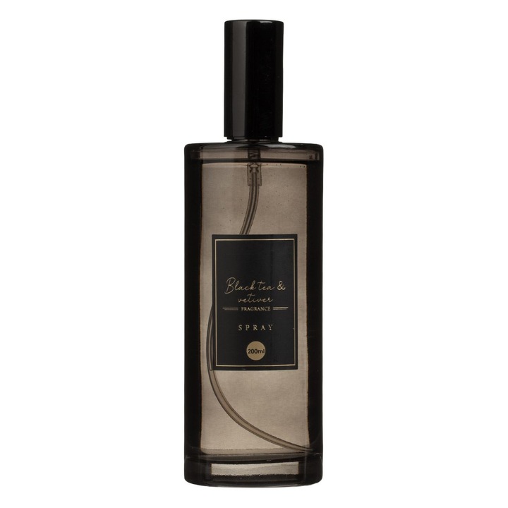 Szobai légfrissítő spray fekete tea és vetiver aromával 200 ml