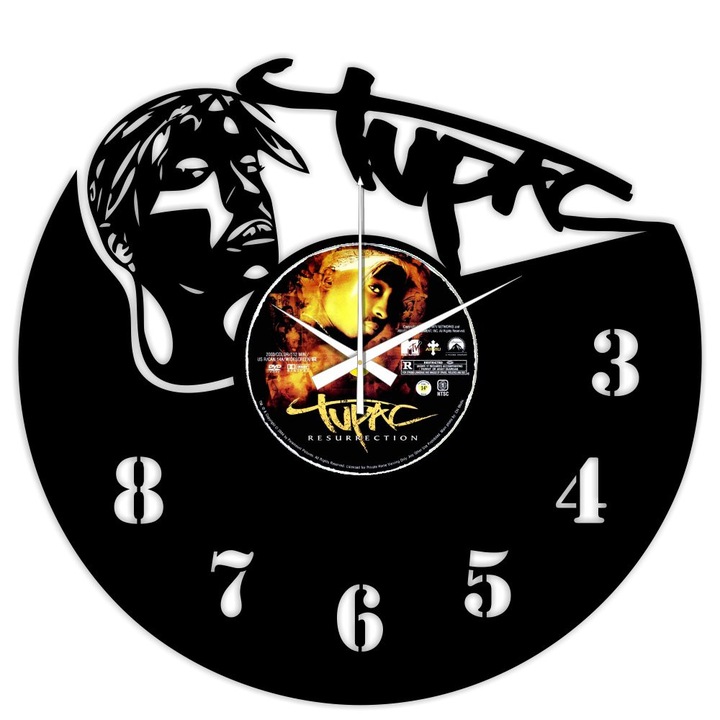 Ceas decorativ, BakelitOra, TUPAC, Negru