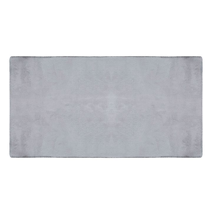 Szürke bársony szőnyeg, 150x100cm