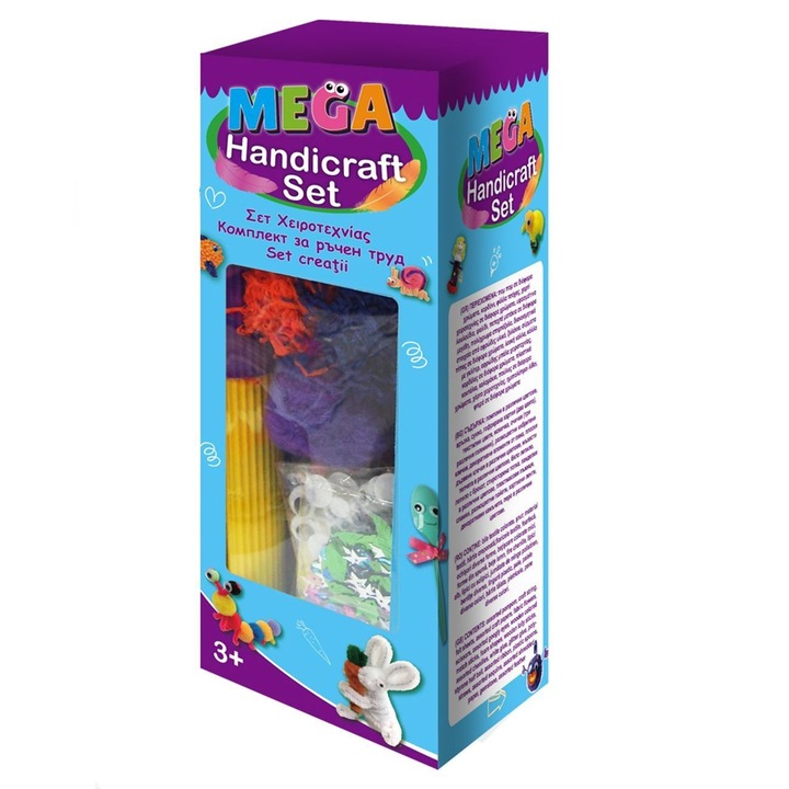 Set creativ pentru copii, 3 ani, fete, multicolor