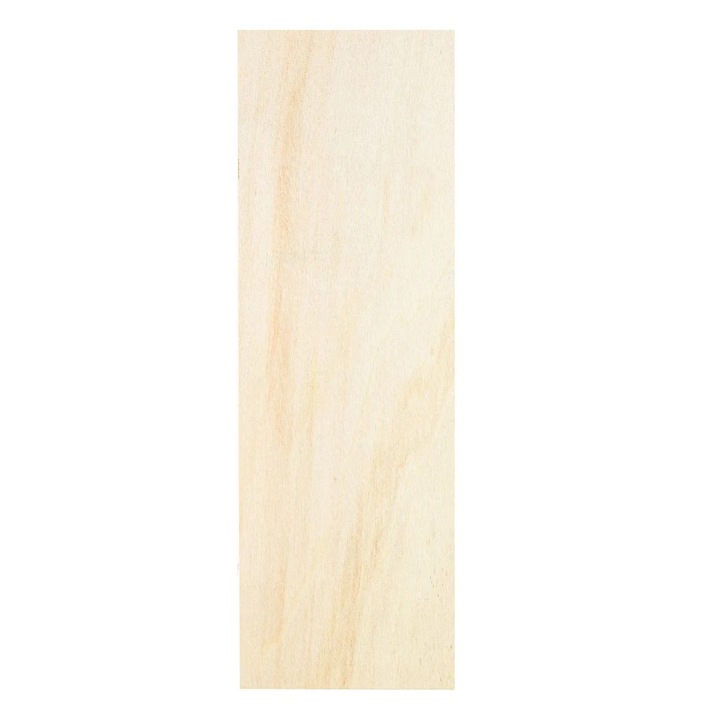 Lemn de balsa 30.4x10x0.4cm, culoare deschisa