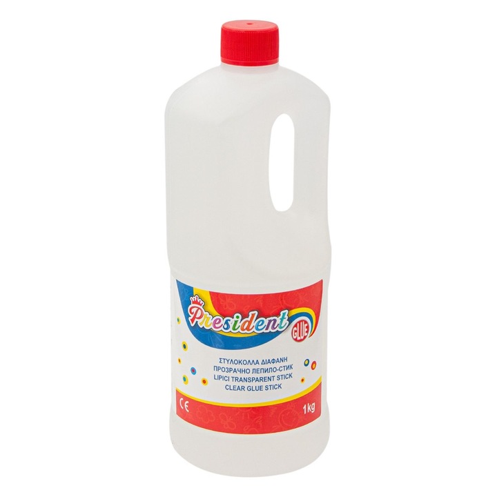 Lipici transparent 1kg, dispenser, set 1