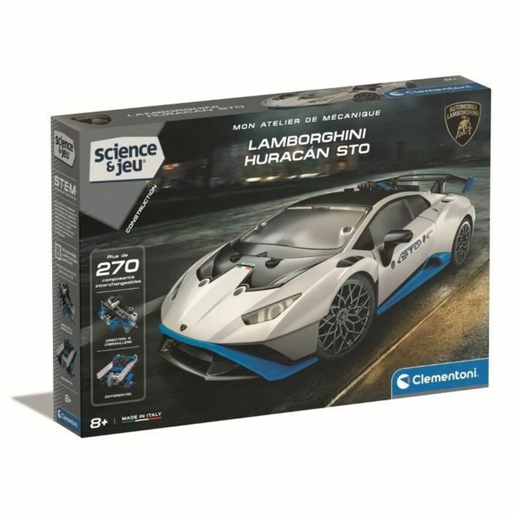 Masinuta cu telecomanda Clementoni Lamborghini Huracan STO, plastic, pentru copii peste 8 ani