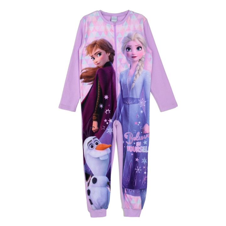 Onesie salopeta pijama lila frozen 2