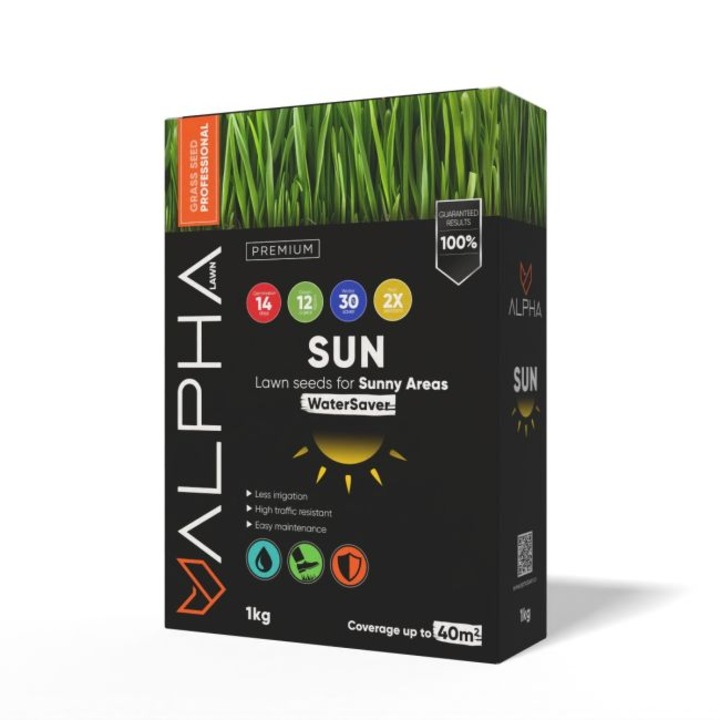 Seminte Gazon, Alpha Lawn, SUN, 1Kg, rezistenta la seceta