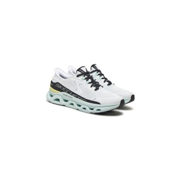 Skechers női sportcipő, 304123238, Textil, Fehér, Fehér