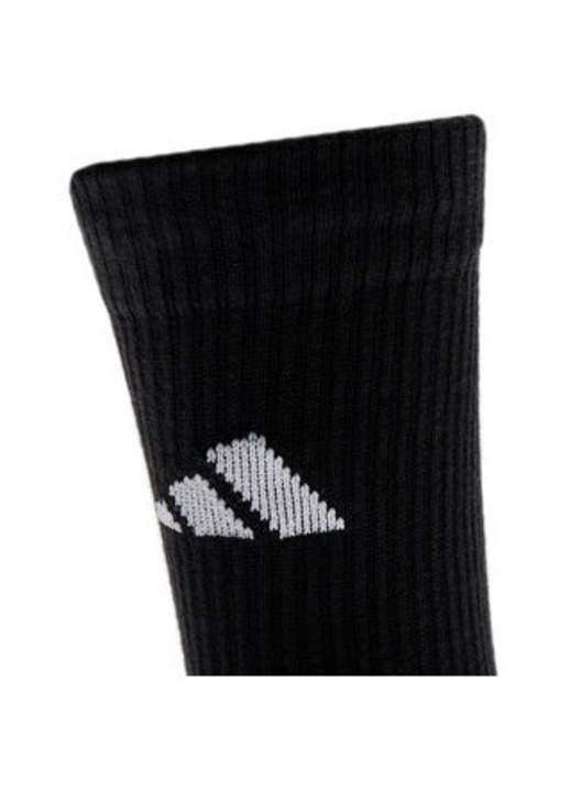 Sosete unisex Adidas, set 3 perechi, negre, din material sintetic