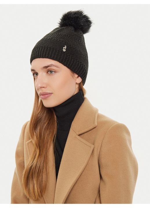 Caciula de dama, Aulp, neagra, material acril, one size