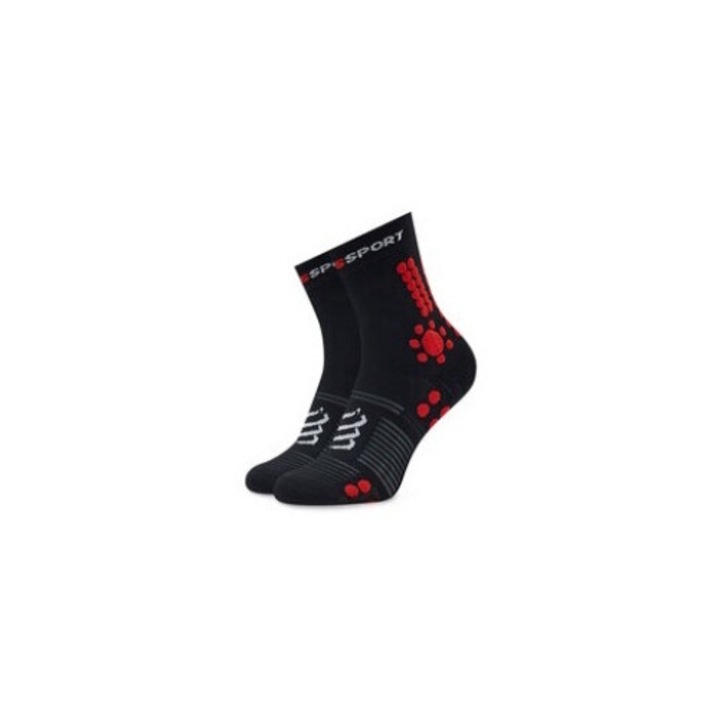 Compressport Pro Racing V4.0 Trail sportzokni, uniszex, magas szárú, fekete