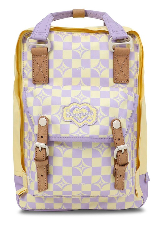 Rucsac de dama, Doughnut, bej, material textil