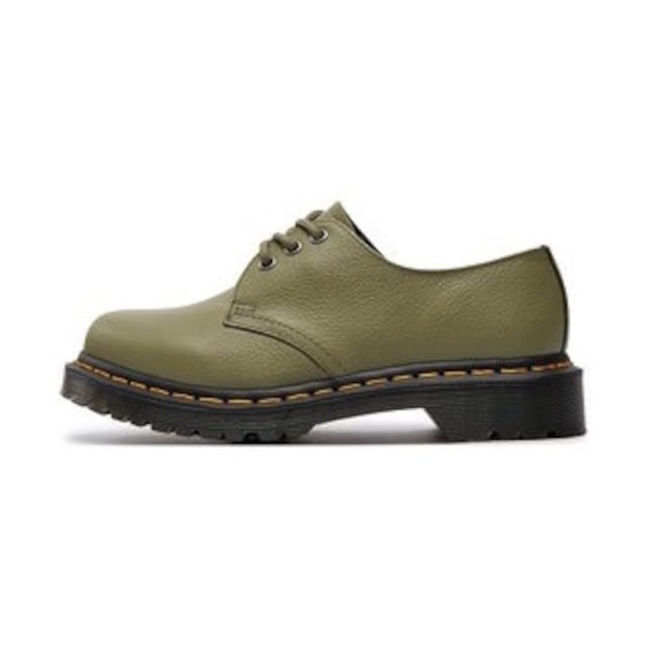 Pantofi derby dama Martens, 1461 Virginia, piele, verde, 36 EU