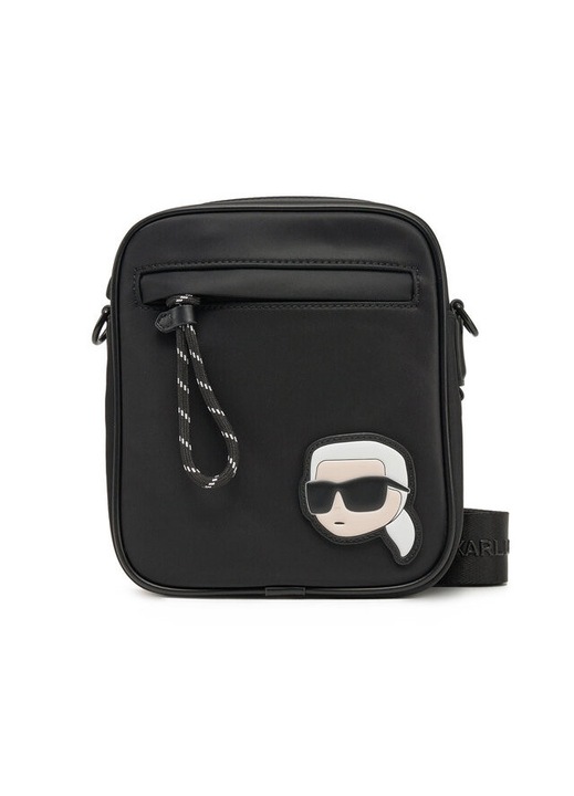 Karl Lagerfeld női táska, fekete, szintetikus anyag