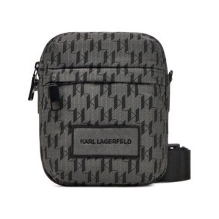 Karl Lagerfeld női táska, szürke, szintetikus anyag