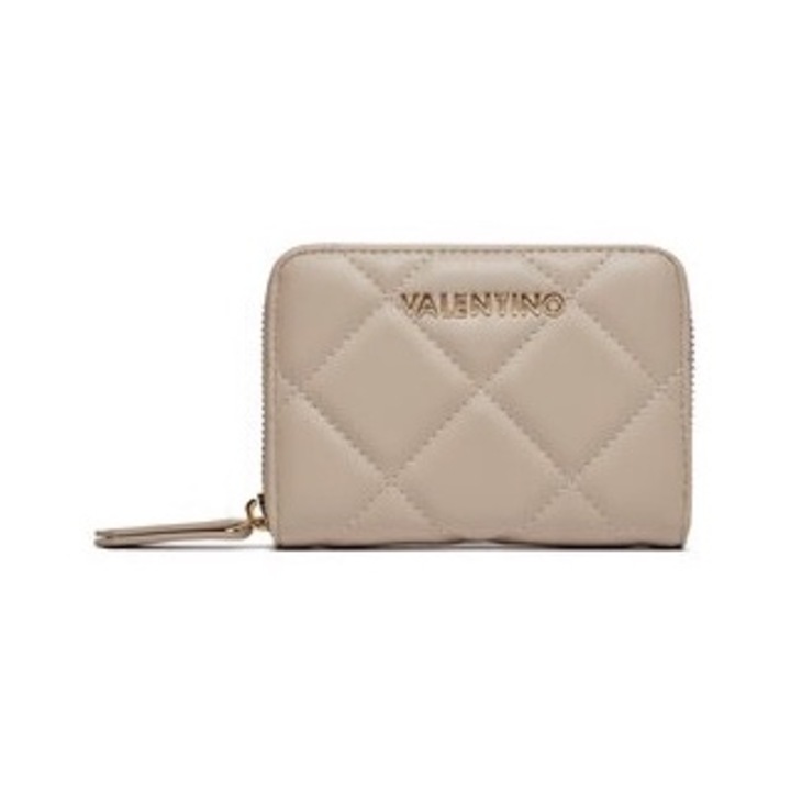 Portofel dama Valentino Ocarina Ecru, plastic