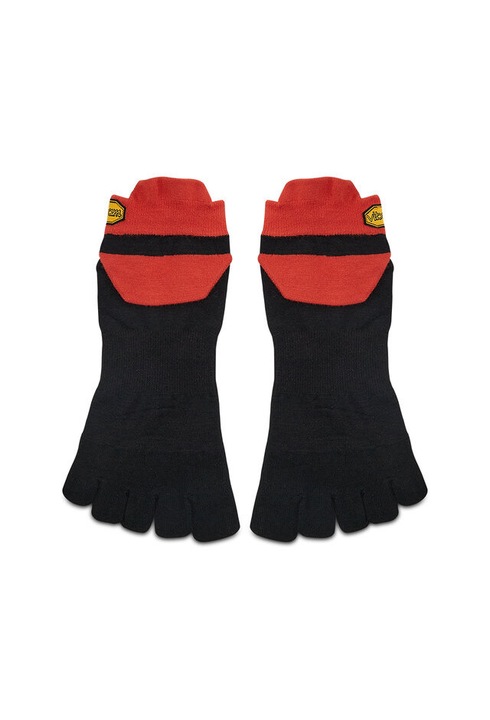 Чорапи Vibram Fivefingers с пръсти, синтетичен материал, черно/червено, Червен, Черен, 38-41