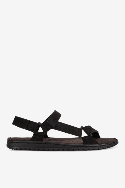 Sandale dama, Lasocki, negru, piele naturala, 39 EU