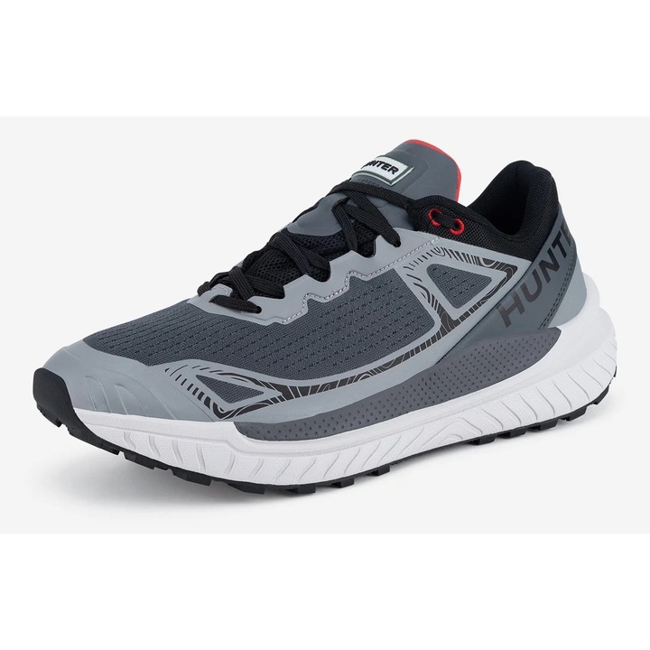 Pantofi sport barbati HUNTER CANYON TRAIL WP, gri, material textil, 42 EU