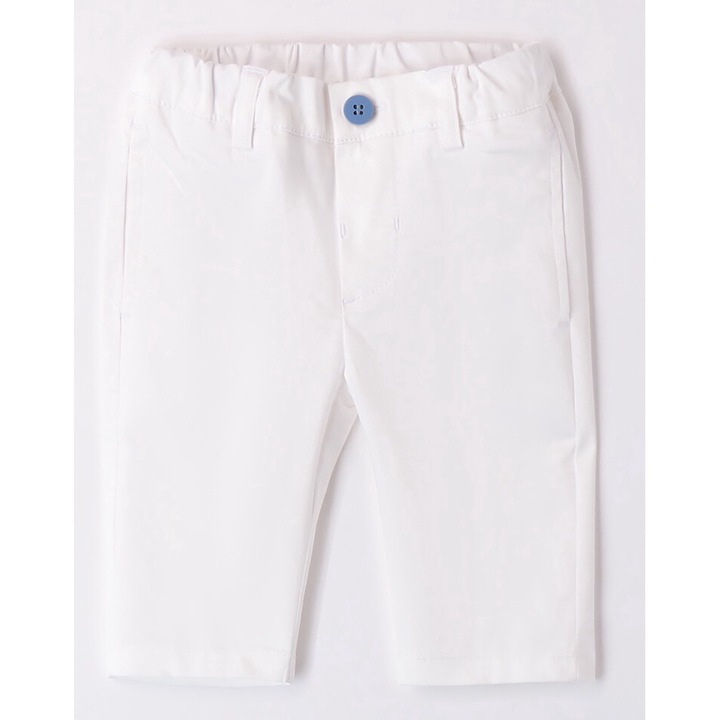 Minibanda, Elegáns fehér nadrág fiúknak, Fehér