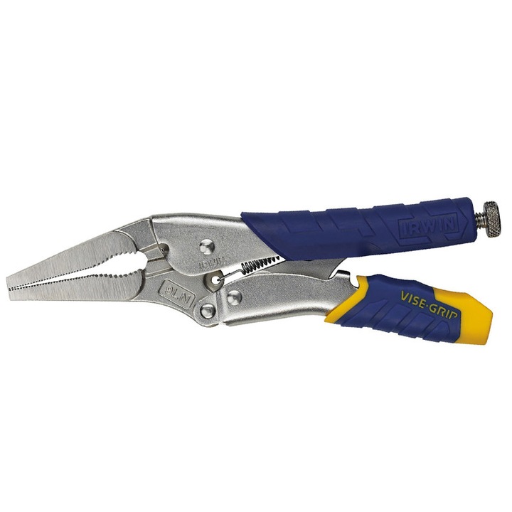 Cleste autoblocant Fast Release™ marca Irwin 225 mm/73 mm cu varf lung si cu dispozitiv de taiere a sarmei