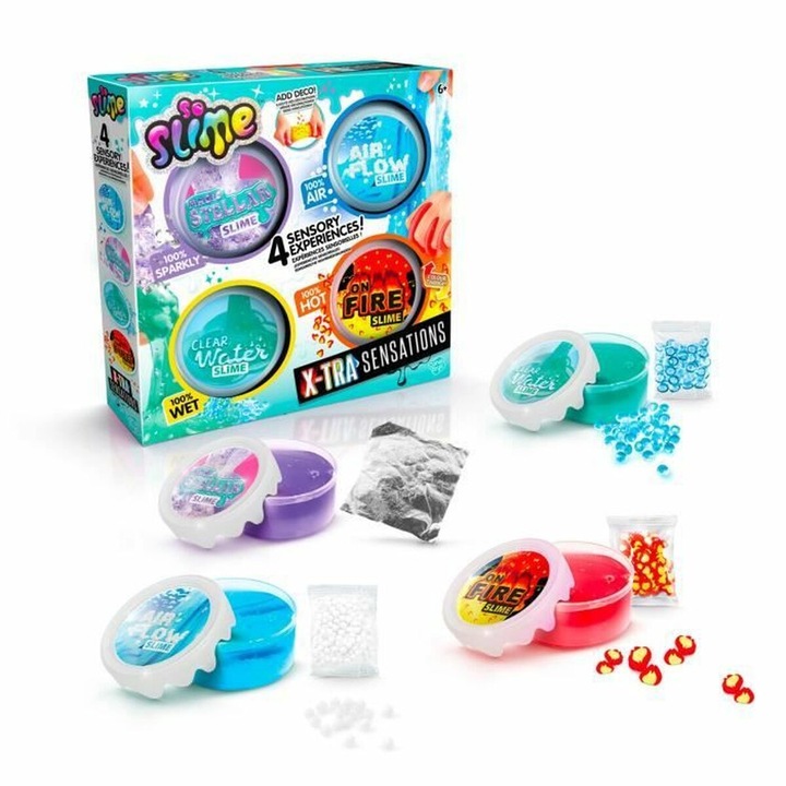 Set de joc cu lut modelabil Canal Toys SO SLIME DIY, multicolor