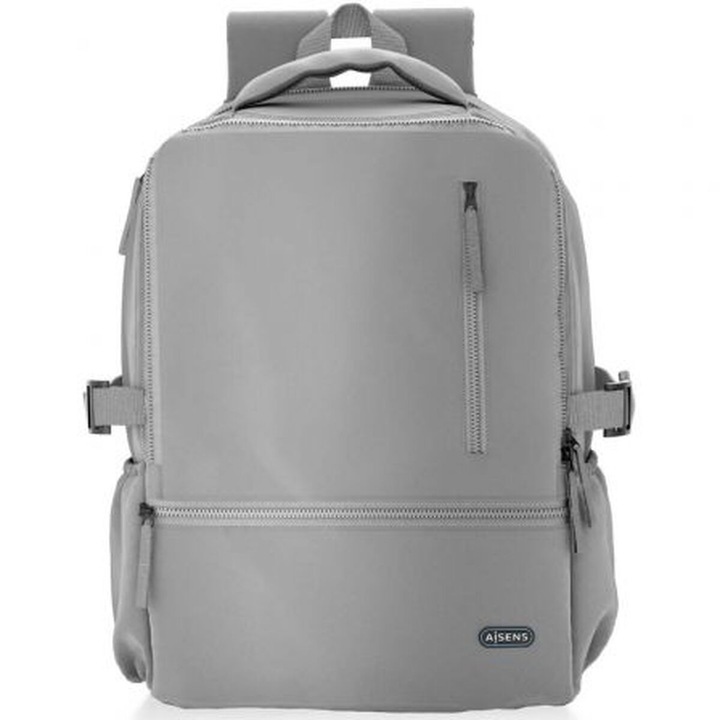 Aisens laptop hátizsák, 15,6" szürke, 2 rekeszes, unisex