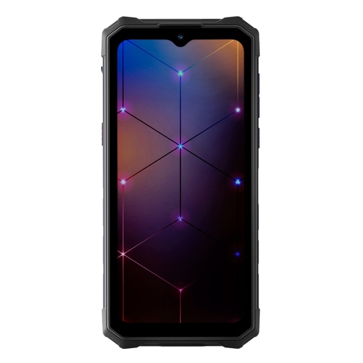 Mobiltelefon HOTWAV Cyber 13, fekete, 4G, 6,6" FHD+, 16GB RAM (8GB + 8GB bővíthető), 128GB ROM, Android 14, Unisoc T606, 10800 mAh, NFC, Face ID, Dual SIM