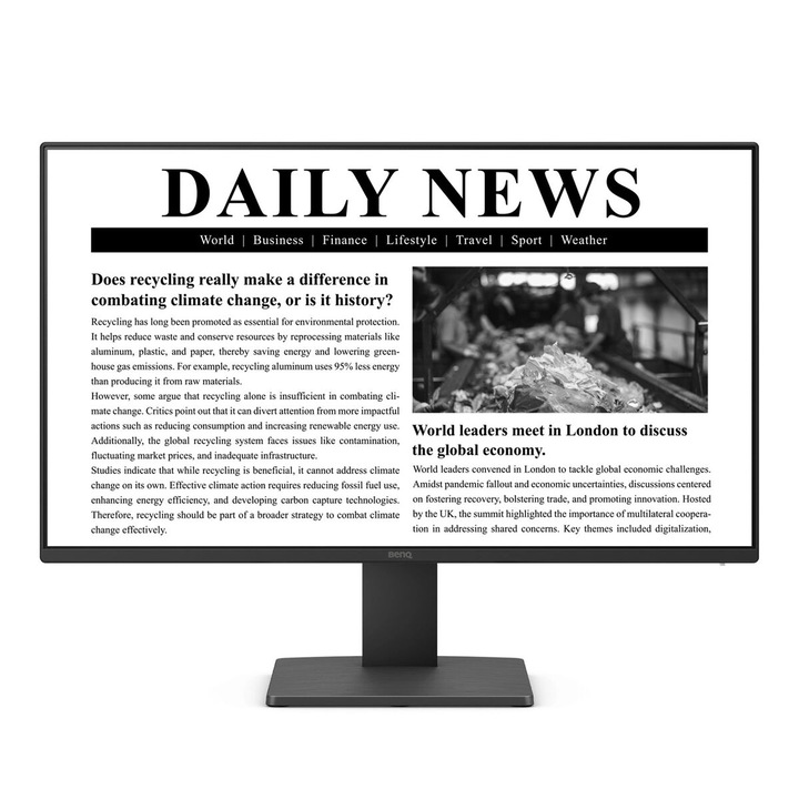Monitor Phoenix VISION 24", Full HD, 1920x1080px, negru, 75Hz