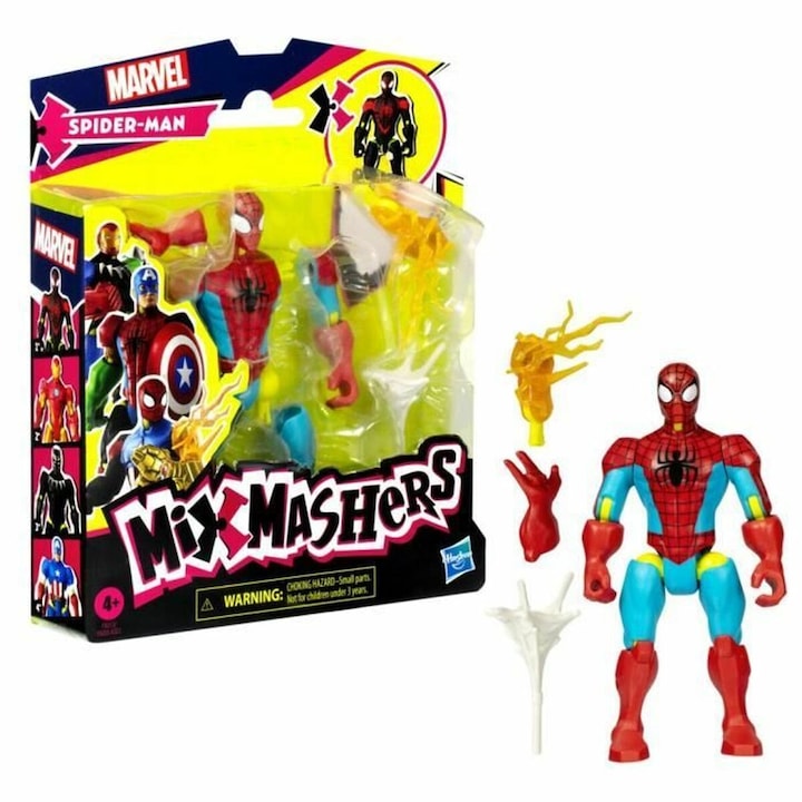 Hasbro MixMashers Комплект фигурки Spider-Man, многоцветни
