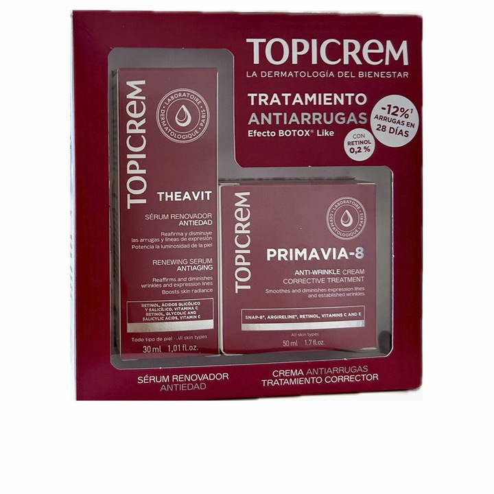Set cosmetic Topicrem AH, crema 50 ml, ser facial 30 ml, unisex