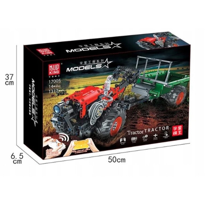 Mold King 17005 Technik tractor telecomandat cu remorca