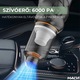 Macvi® hordozható autós és irodai porszívó fúvó és szívó funkcióval, mini, nagy teljesítményű, újratölthető USB-vel