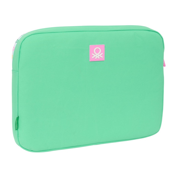 Benetton laptoptok, mentazöld, 15,6", 39,5x27,5x3,5 cm