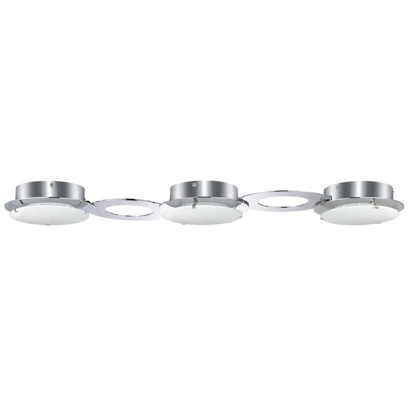 Plafoniera LED crom Eglo Privero, 3x12W