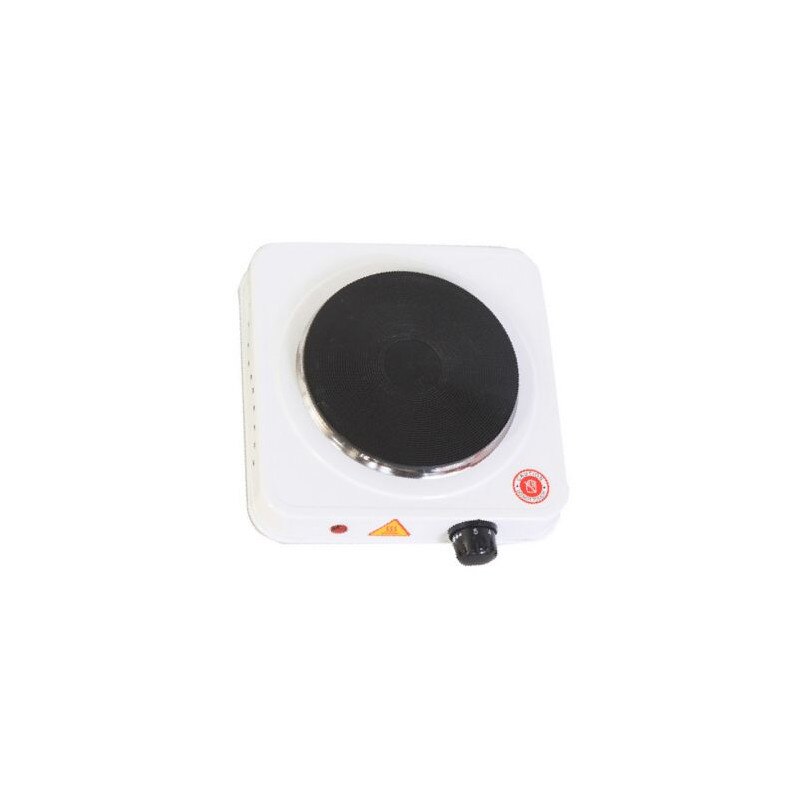 Plita electrica Ertone, 1000 W, 1 arzator, Alb