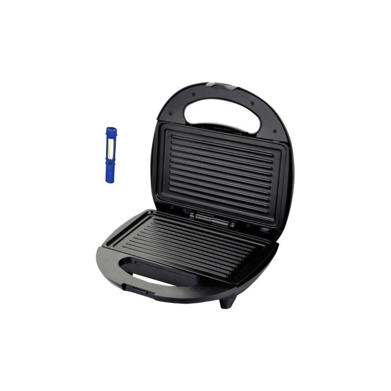 Sandwich maker Eltron, suprafata teflon, 750 w, exterior inox si