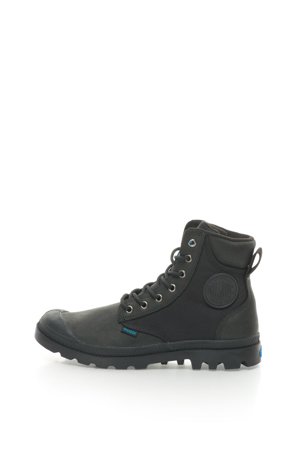 Palladium, Bocanci unisex, de piele nabuc 73234, Negru