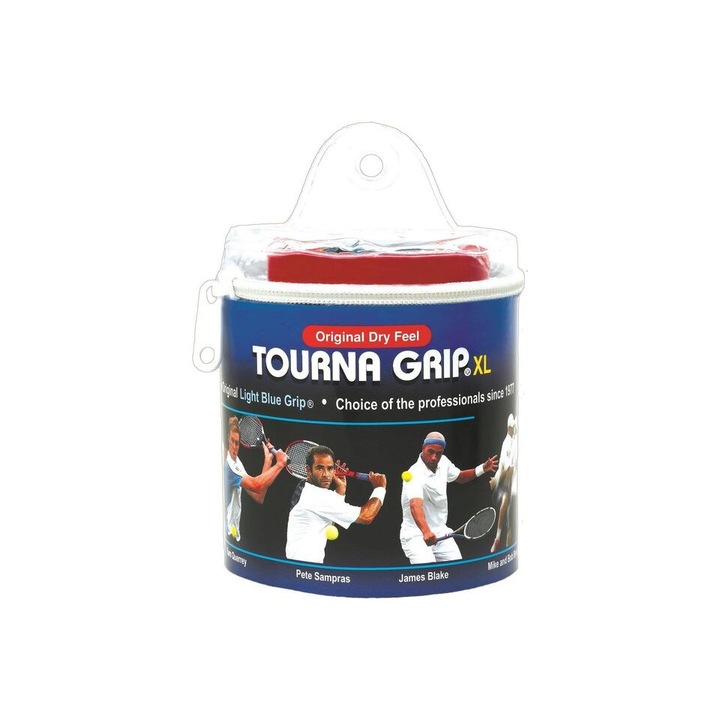 Set 30 bucati overgrip super absorbant Tourna Blue XL Tour pack