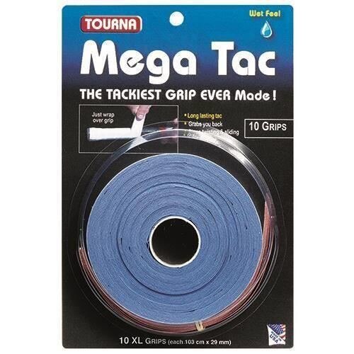 Overgrip TOURNA MEGA TAC, albastru, 10 bucati;0;