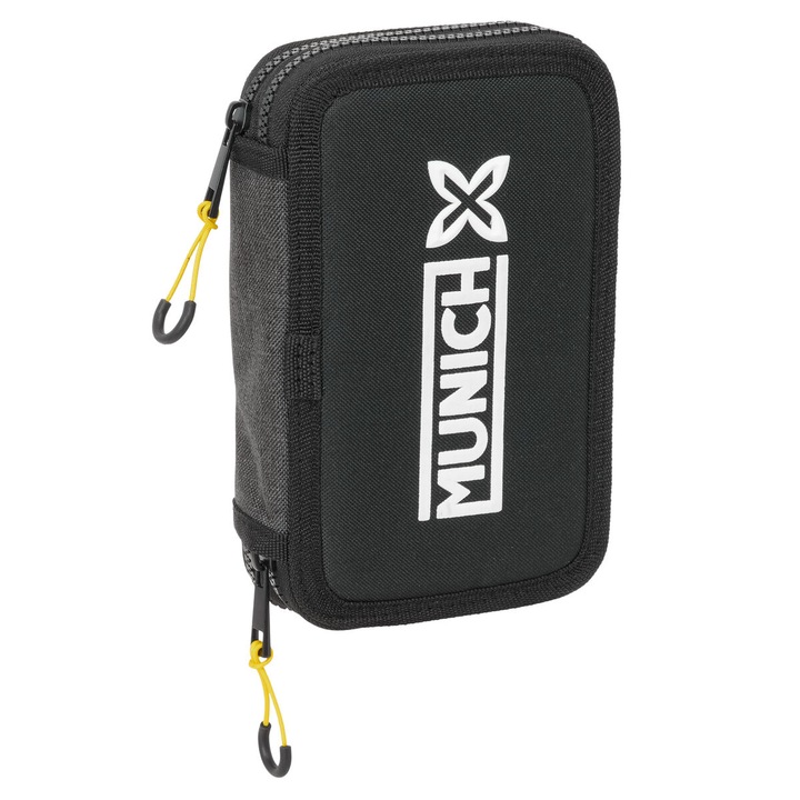 Penare cu accesorii Munich Topo, 29 piese, negru, 12.5x19.5x4cm