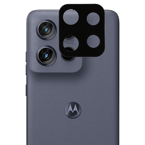 Folie Camera pentru Motorola Edge 60 / Motorola Edge 60 Fusion - Techsuit Full Camera Glass - Negru