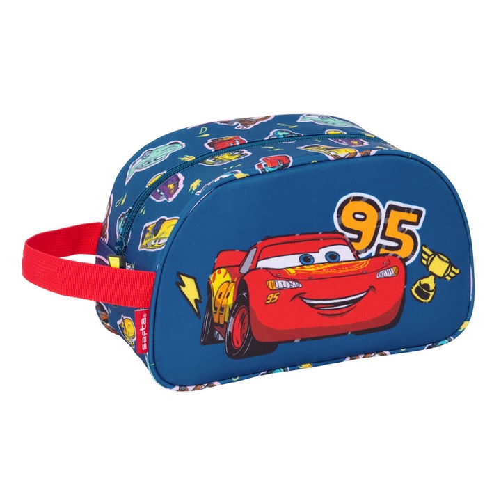 Penar Cars, albastru inchis, 26x15x12cm, cu maner