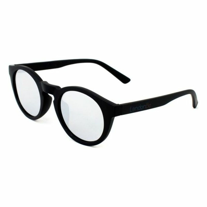 LondonBe unisex napszemüveg, O 45 mm, fekete, színátmenetes lencsék