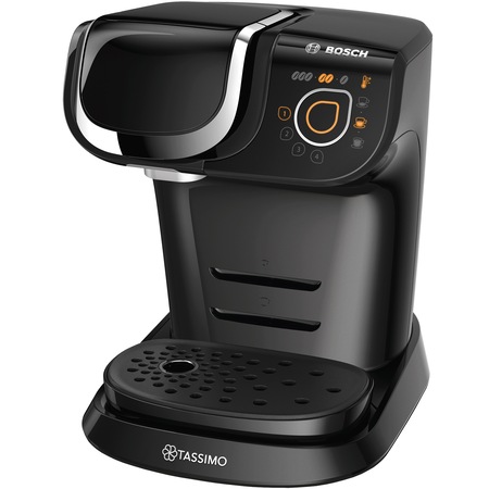 Espressor Bosch Tassimo MY WAY, 1500W, 1.3 L, T-Disc, Tehnologie INTELLIBREW, Personalizare individuala a bauturii prin 3 setari diferite, 4 setari de memorie, Negru
