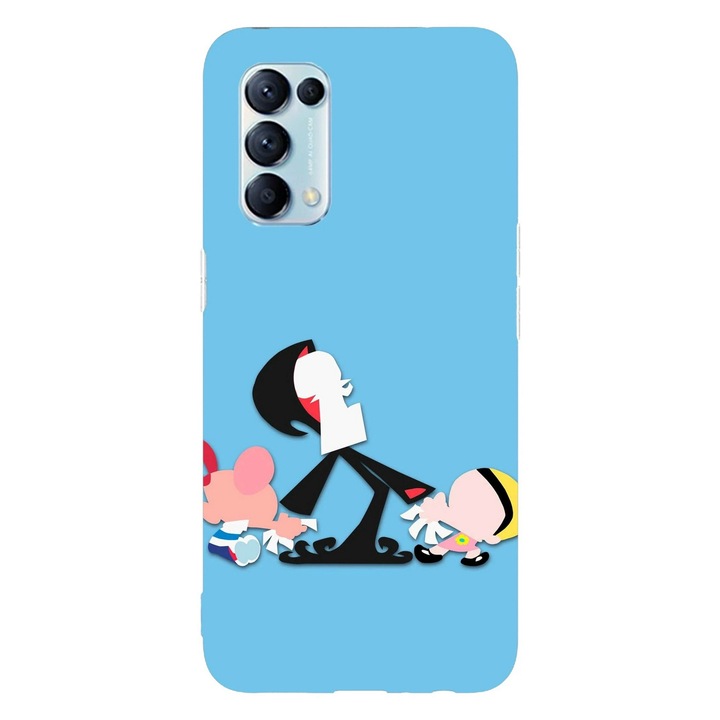 Telefontok kompatibilis Oppo A80, Viceversa, Billy & Mandy bosszantó Grim modellel, szilikonnal, TPU-val