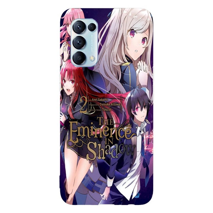 Калъф за телефон, съвместим с модел Oppo A80, Viceversa, Manga Volume 2 The Eminence in Shadow, Silicon, TPU