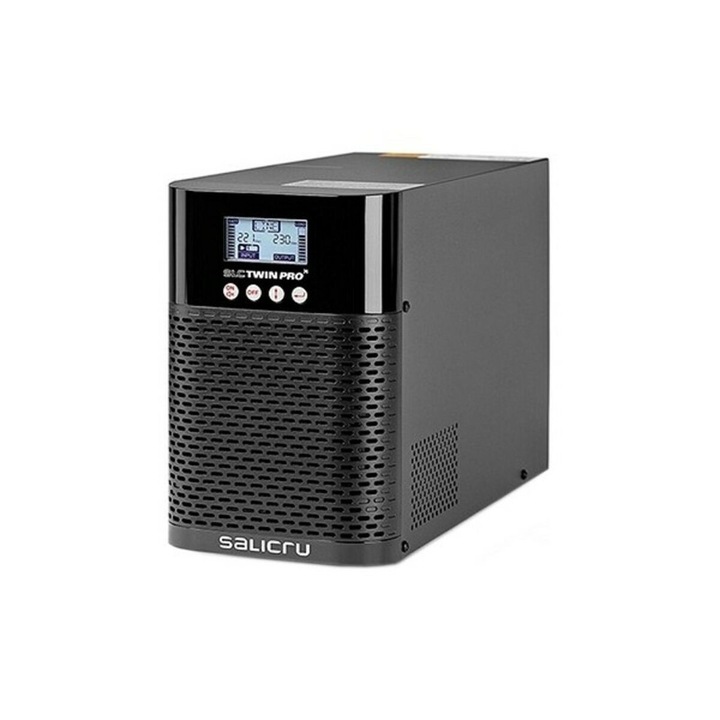 Sursa alimentare UPS Salicru 1000VA 900W, negru, turn, cu ecran LCD, indicator de suprasarcina