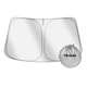 Parasolar pliabil pentru auto, Nailon, 140 X 70 cm, Argintiu