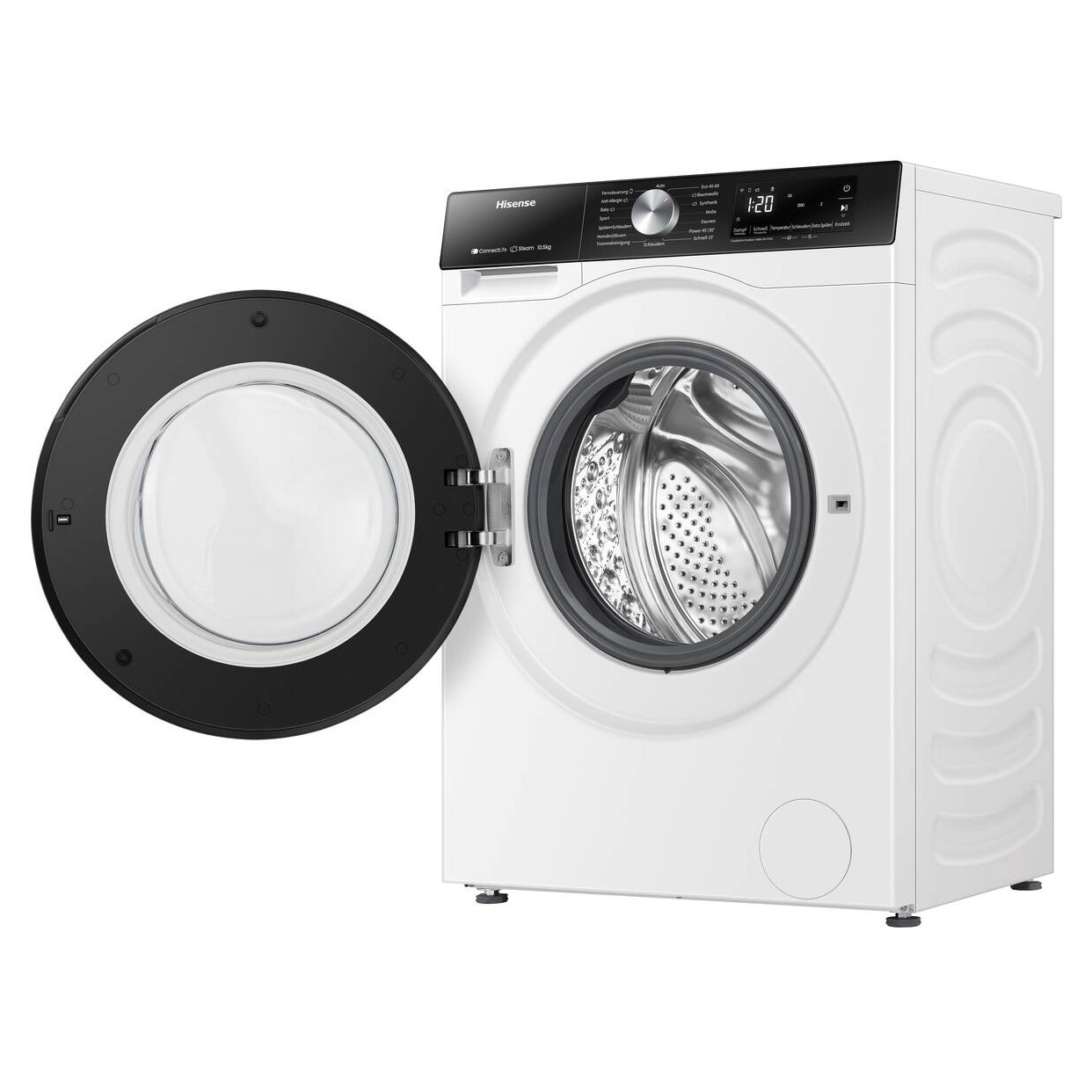 Masina de spalat rufe Hisense WF3S1043BW3, 10, 5 kg, 1400 rpm